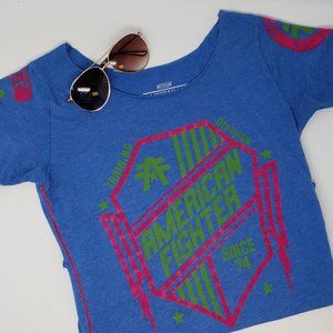 American Fighter Training Div. Blue T-shirt.